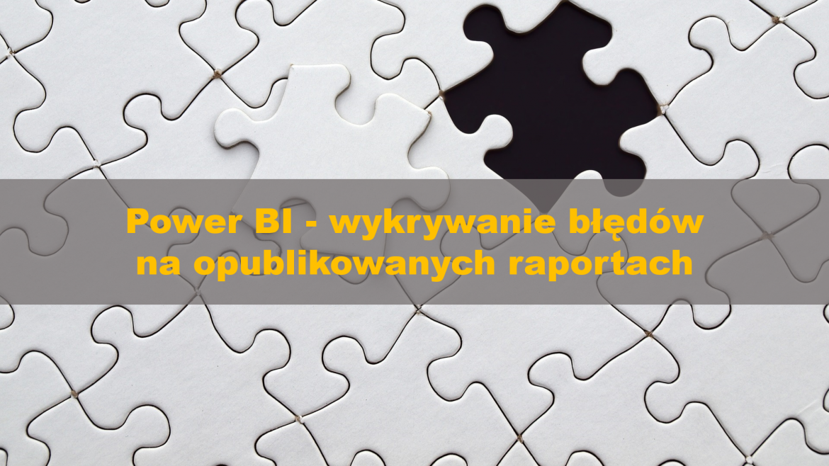 Check Power BI visual errors logo
